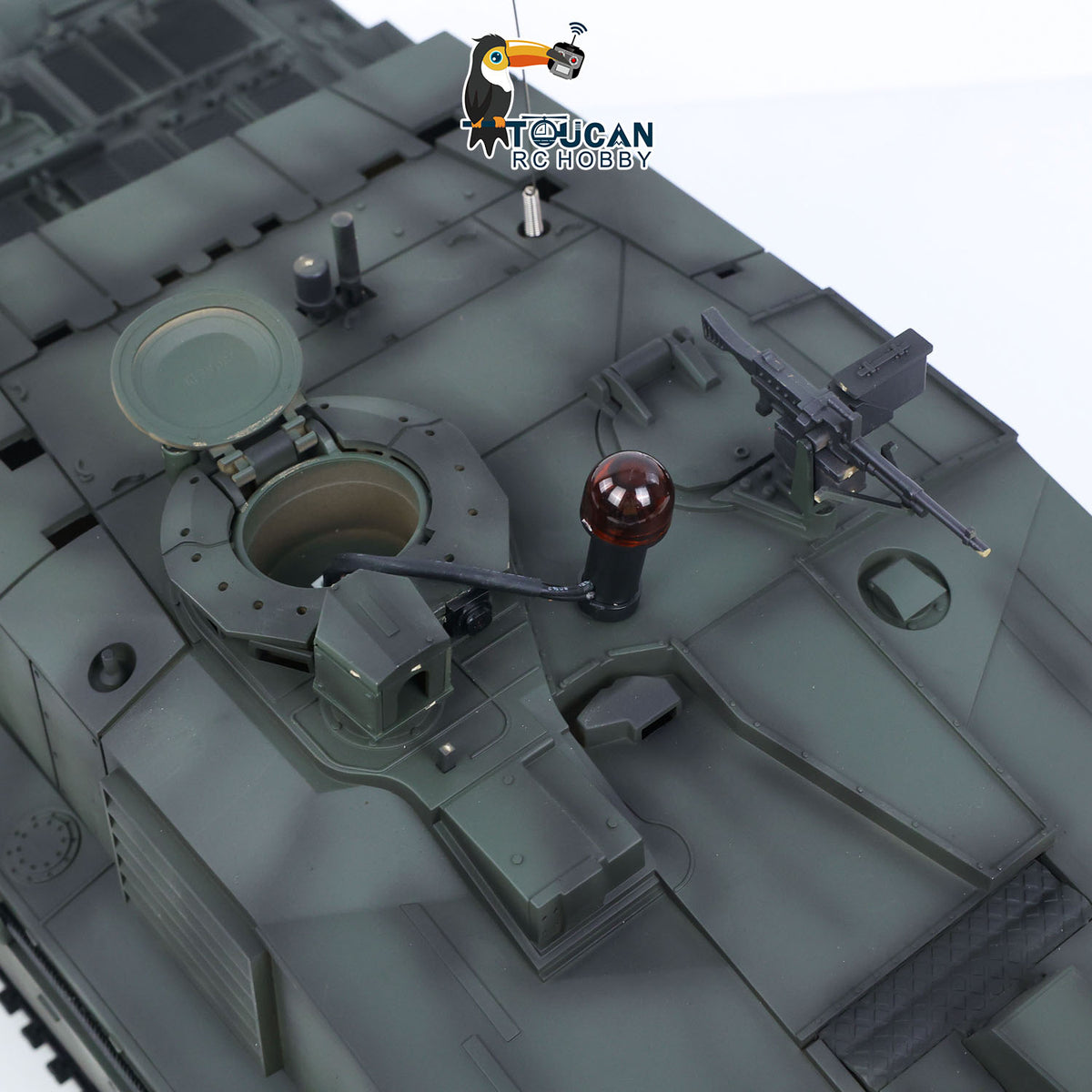 TOUCAN RC HOBBY Heng Long 1/16 TK7.0 Customize 3908 Challenger II RTR RC Tank FPV 360 Degrees Turret IR BB Smoke Metal Tracks Road Drive Idler Wheels