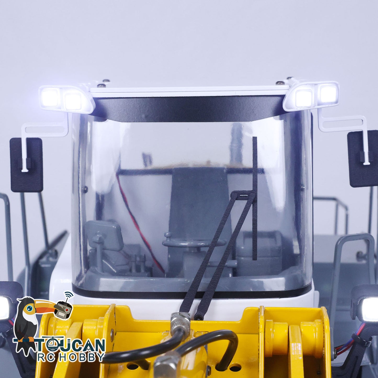 Toucanhobby 580 1/14 Metal RC PNP Hydraulic Wheel Loader 2 Speed Gearbox Reduction Axle I6S Controller Light Sound for Collectors