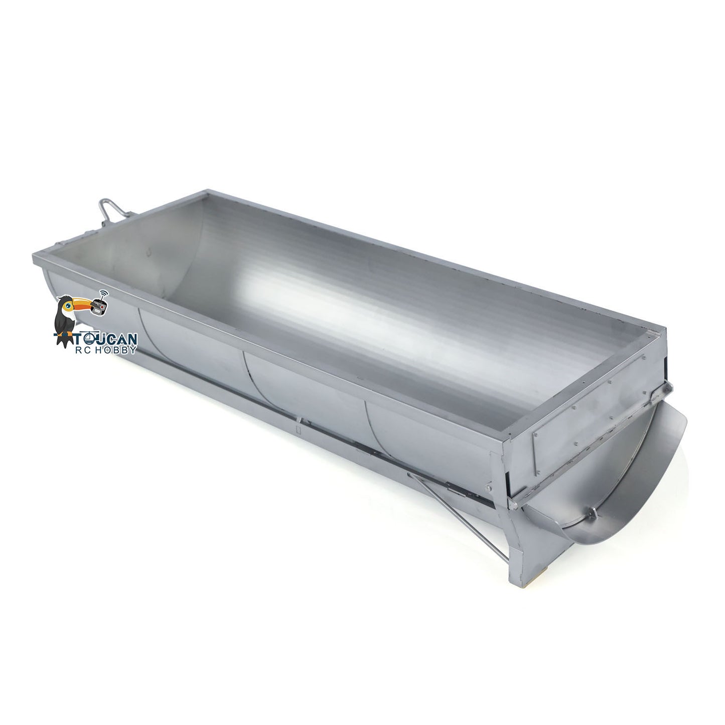 1/14 Metal U Shape Bucket for 10x10 Remote Control Hydraulic Roll On Off Tipper 8x8 RC Full Dumper 770S Model Upgrade Part