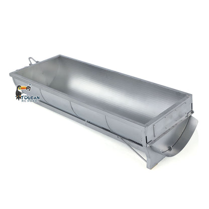 1/14 Metal U Shape Bucket for 10x10 Remote Control Hydraulic Roll On Off Tipper 8x8 RC Full Dumper 770S Model Upgrade Part