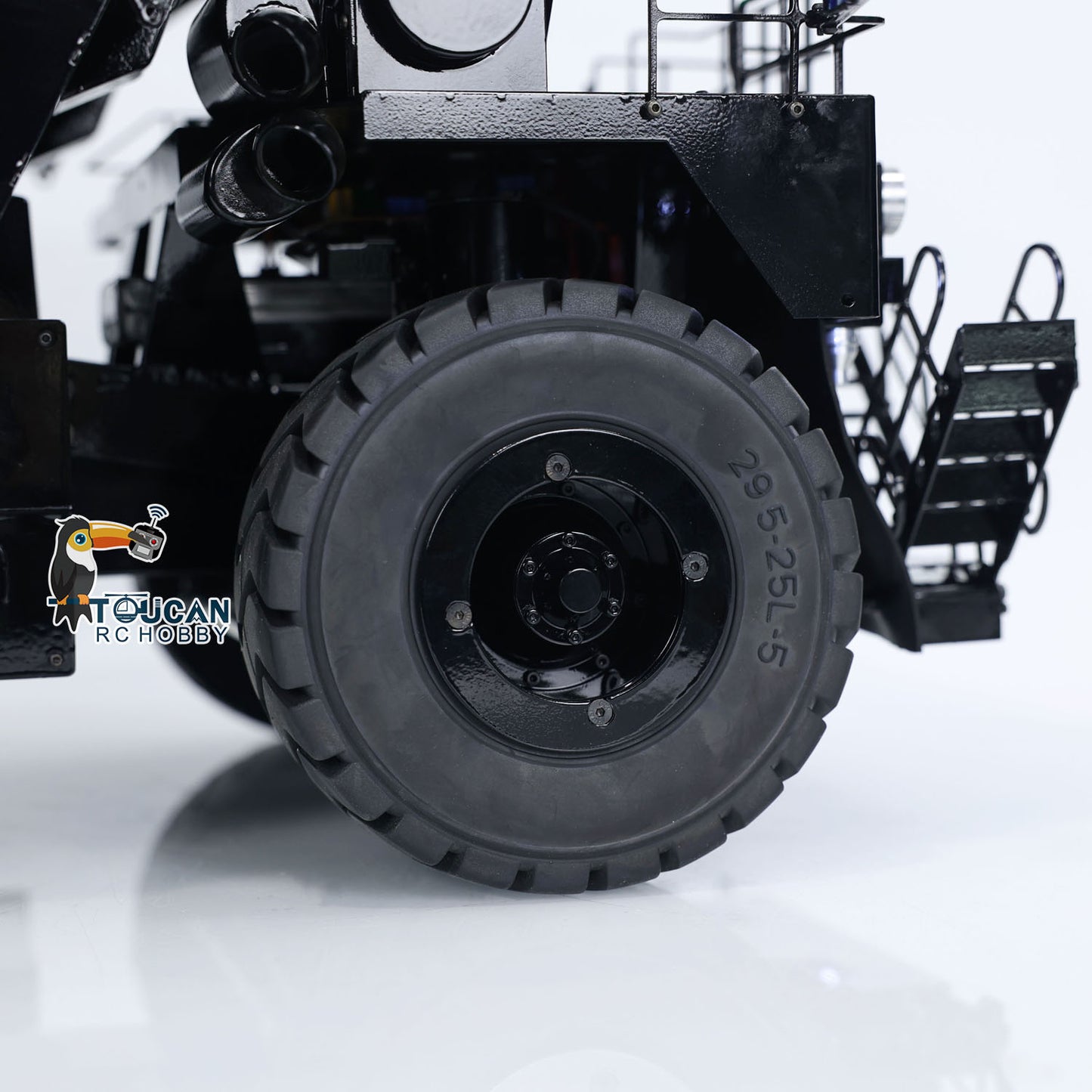 Toucanhobby 793D 1/20 Metal Hydraulic Dump Truck Model 2Speed Transmission 4 Wheel Spring Suspension Lights 21KG Heavyweight No Sound System
