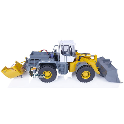 Toucanhobby 580 1/14 Metal RC PNP Hydraulic Wheel Loader 2 Speed Gearbox Reduction Axle I6S Controller Light Sound for Collectors