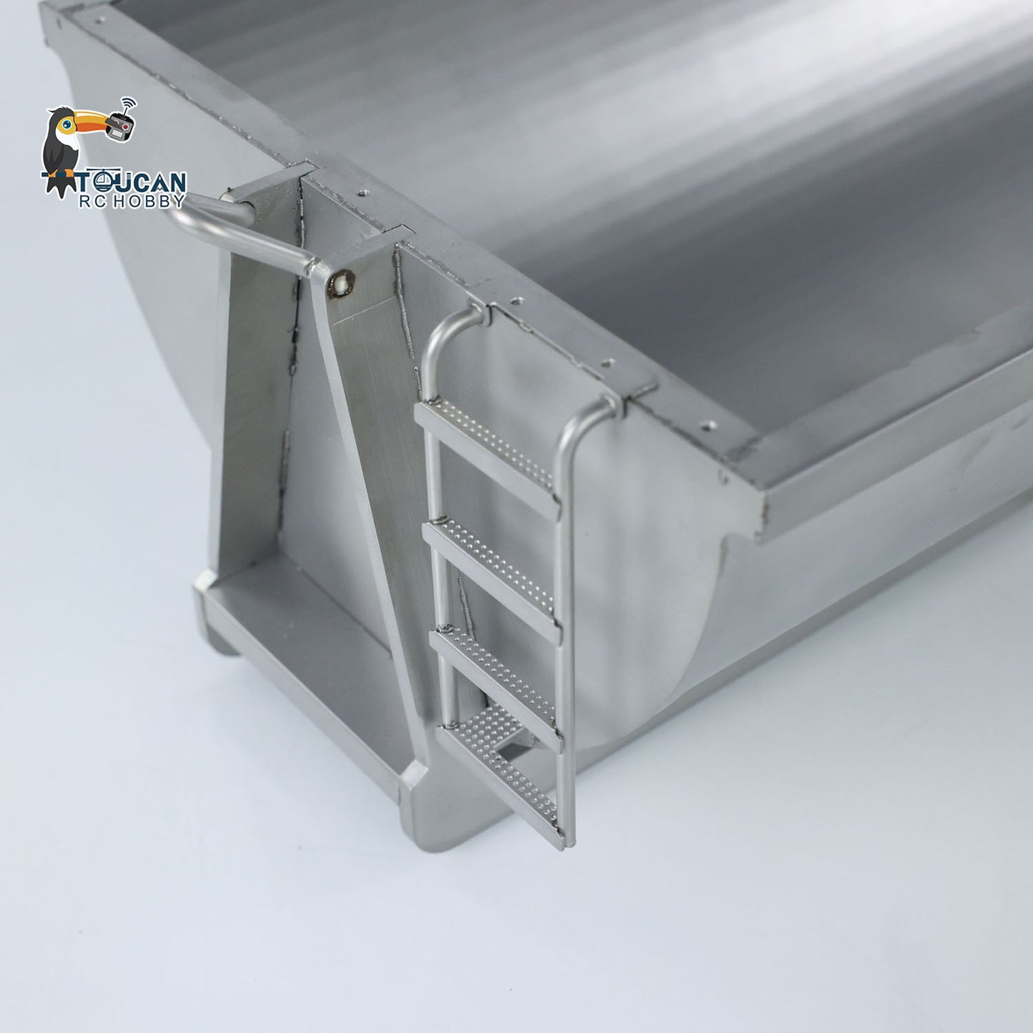 1/14 Metal U Shape Bucket for 10x10 Remote Control Hydraulic Roll On Off Tipper 8x8 RC Full Dumper 770S Model Upgrade Part