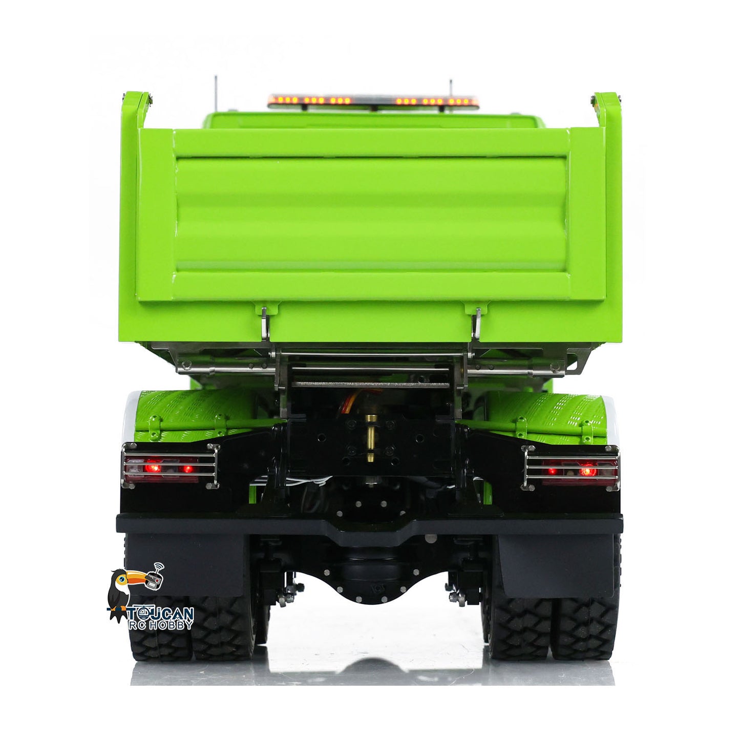 LESU 770S 1/14 6x6 RC Hydraulic Dumper Truck 3-way Remote Controlled Tipper Model Light Sound Smoke
