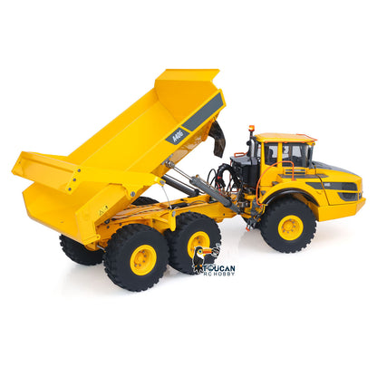 In Stock Double E A40G 1/16 Hydraulic RC Articulated Truck Metal RTR Dump Radio Controlled Car Construction Vehicle Hobby Model RTR