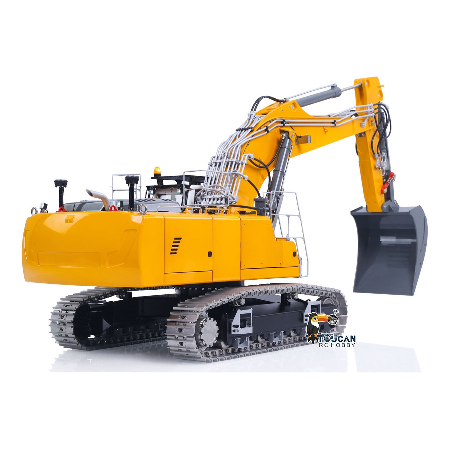 TOUCAN RC HOBBY Flash Sale Metal LESU LR956 1/14 RC Hydraulic Excavator 2 Arms  Remote Control Digger Model 4MPA Dual Pumps Light 3S Battery PL18EV LITE