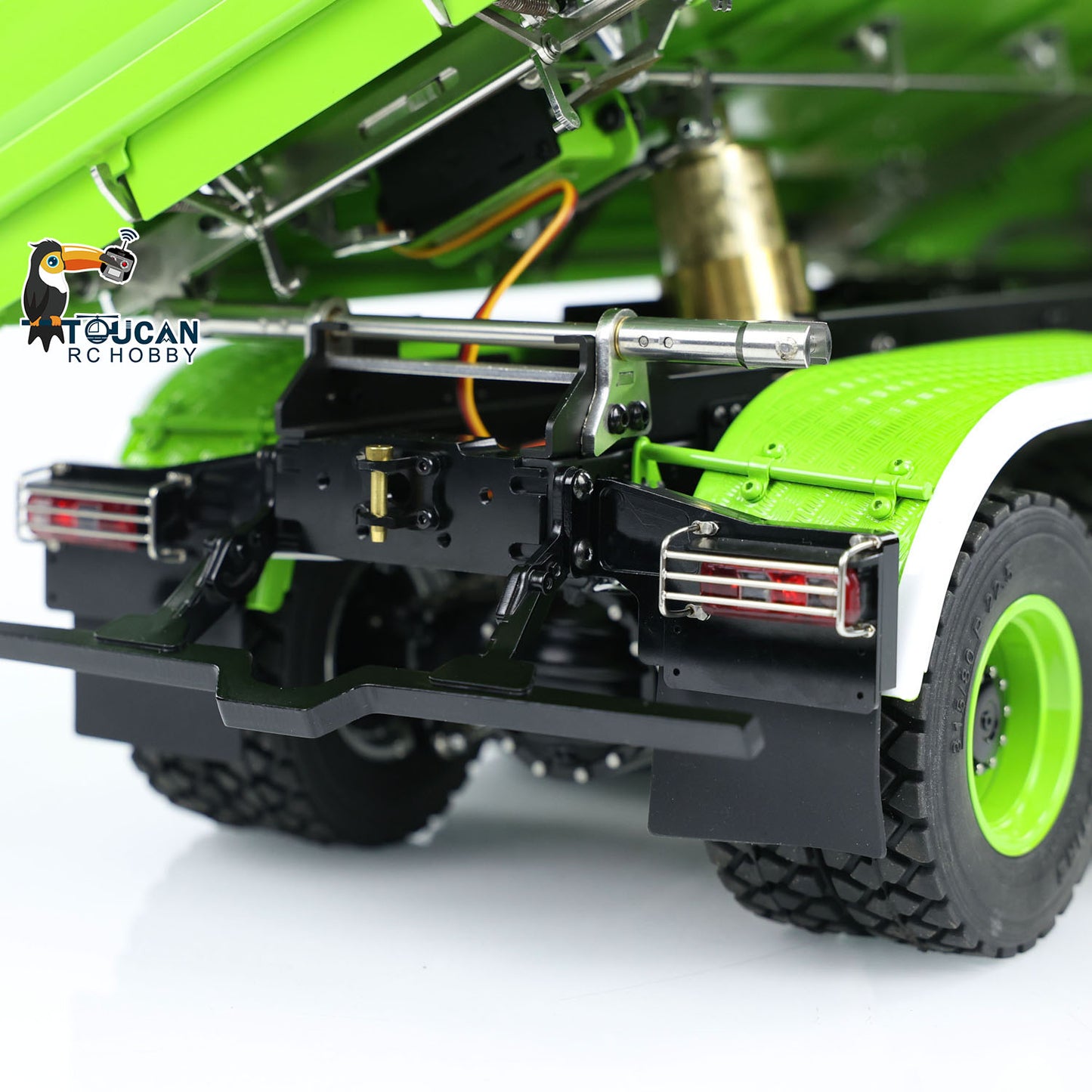LESU 770S 1/14 6x6 RC Hydraulic Dumper Truck 3-way Remote Controlled Tipper Model Light Sound Smoke