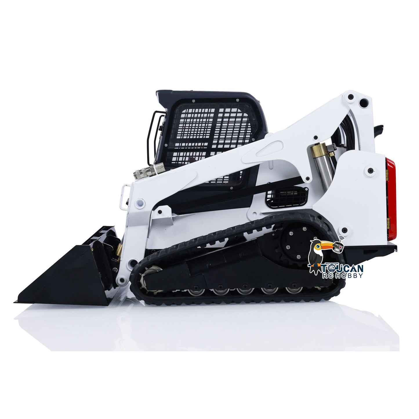 Fast Free Shipping 1/14 RC Hydraulic Skid-Steer Tracked Loader SM770 Remote Control Car Light Sound