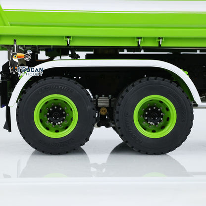 LESU A0009 1/14 Metal 3 Ways 6x6 RC Hydraulic Dump Truck with 3 Speed Transmission Differential Lock for Construction-Themed Courses
