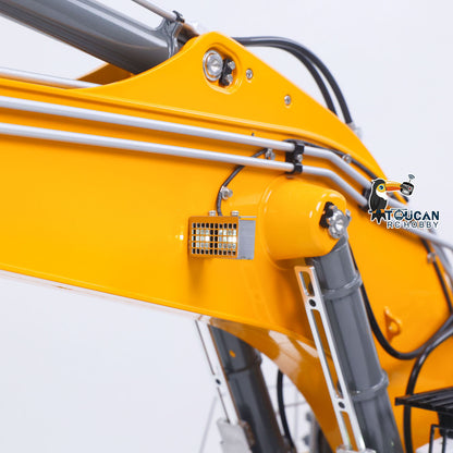 TOUCAN RC HOBBY Flash Sale Metal LESU LR956 1/14 RC Hydraulic Excavator 2 Arms  Remote Control Digger Model 4MPA Dual Pumps Light 3S Battery PL18EV LITE