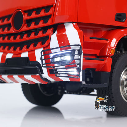 1/14 8x8 RC Hydraulic Roll On Off Full Dump Truck Remote Control Dumper Car Simulation Model PNP Version Light Sound System