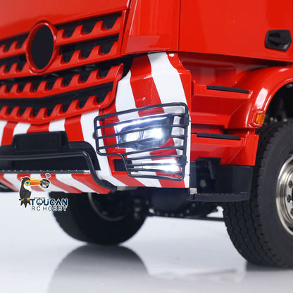 TOUCAN RC HOBBY LXY 1/14 8x8 RC Hydraulic Roll On Off Full Dump Truck Remote Control Dumper Car Simulation Model PNP Version Light Sound System