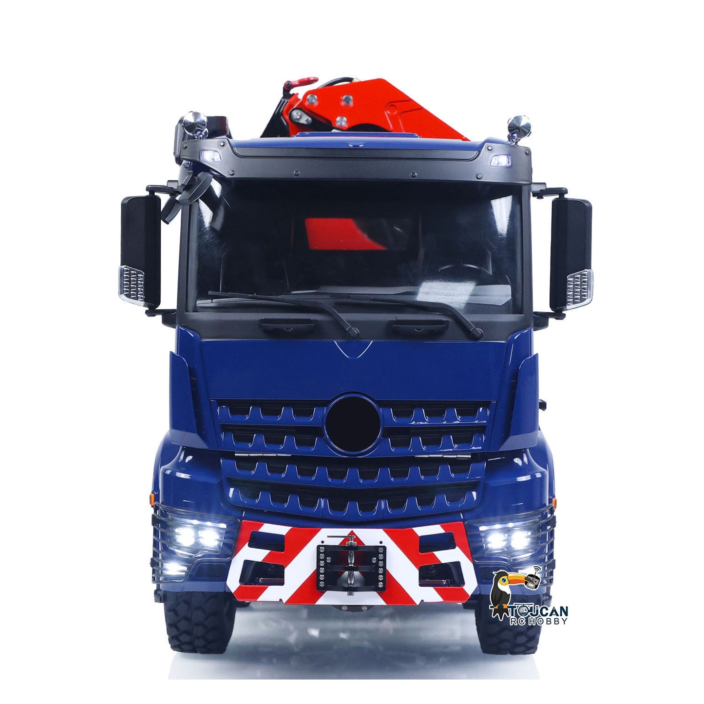 1/14 LESU RC 8x8 RTR Painted and Assembled Metal Hydraulic Crane Dumper Tipper Truck Sound Light System ECS Motor