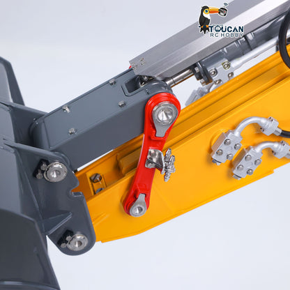 TOUCAN RC HOBBY Flash Sale Metal LESU LR956 1/14 RC Hydraulic Excavator 2 Arms  Remote Control Digger Model 4MPA Dual Pumps Light 3S Battery PL18EV LITE