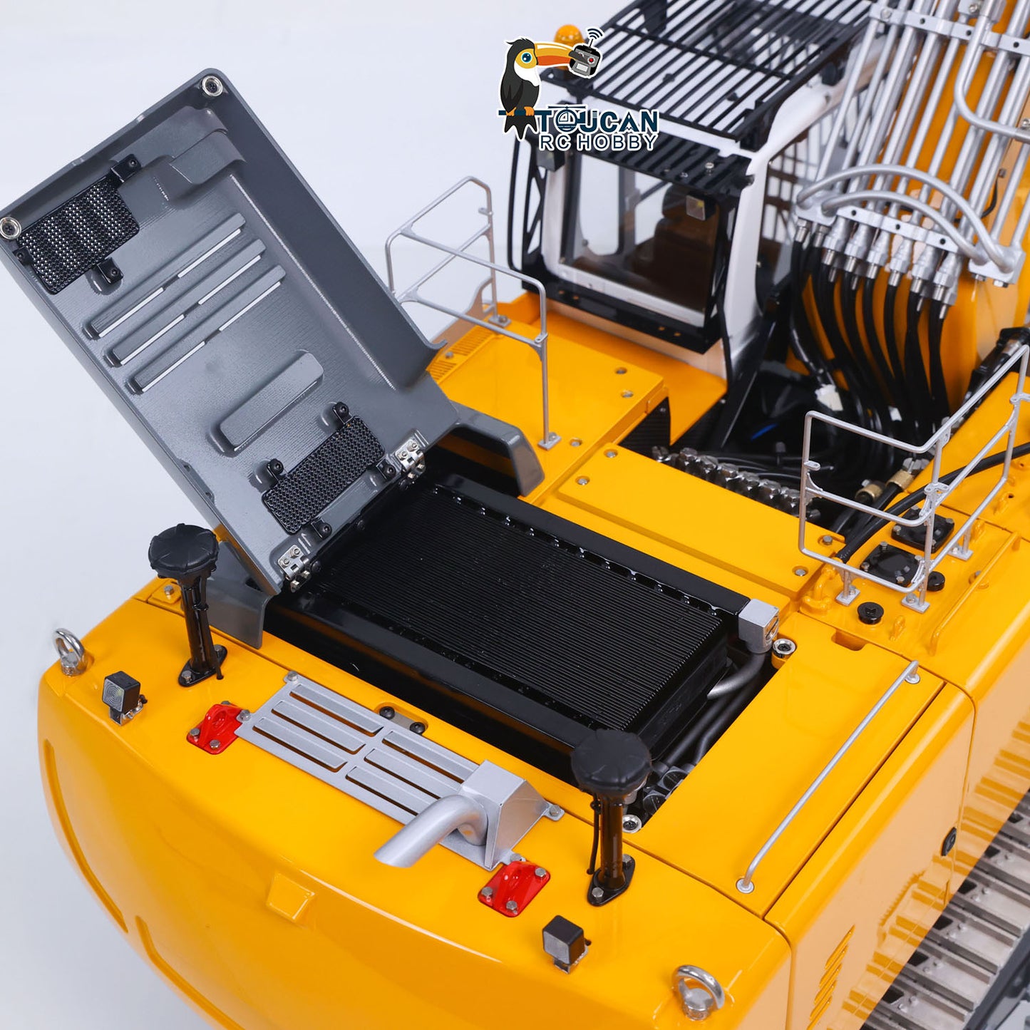 TOUCAN RC HOBBY Flash Sale Metal LESU LR956 1/14 RC Hydraulic Excavator 2 Arms  Remote Control Digger Model 4MPA Dual Pumps Light 3S Battery PL18EV LITE