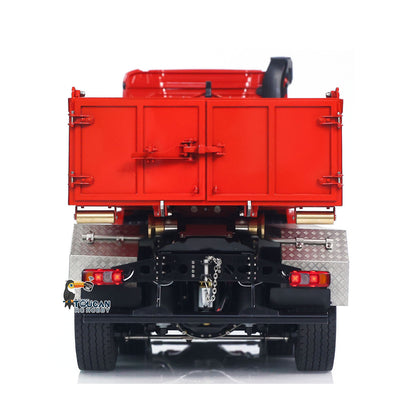 1/14 8x8 RC Hydraulic Roll On Off Full Dump Truck Remote Control Dumper Car Simulation Model PNP Version Light Sound System