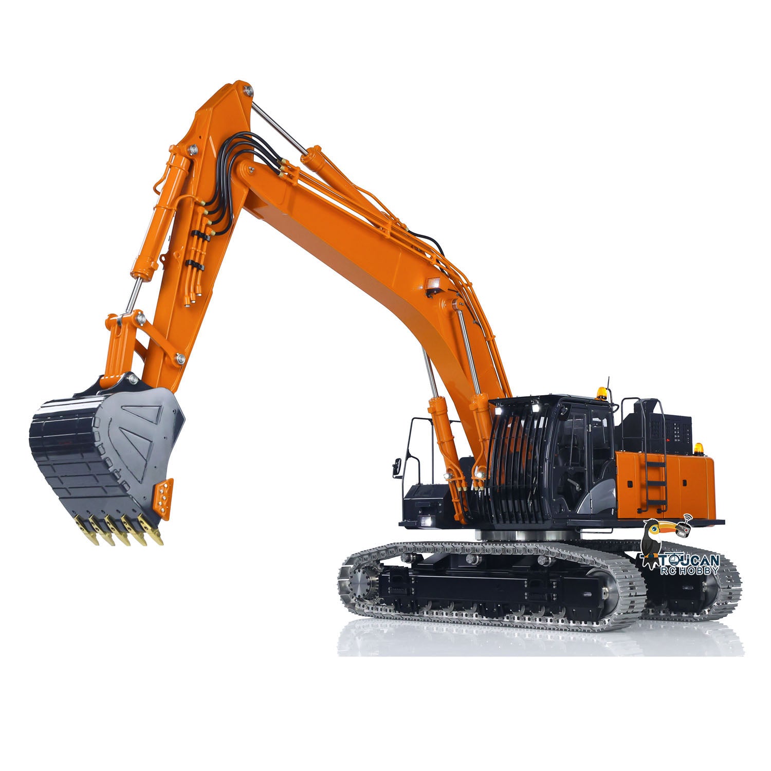 LESU 1/14 RC Hydraulic Excavator Model Aoue ZX490 Metal