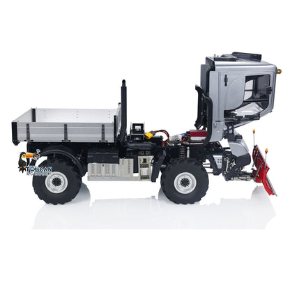 US Stock U423 1:10 4X4 Hydraulic RC Off-road Dump Car Snow Blade Crawler Climbing Vehicle