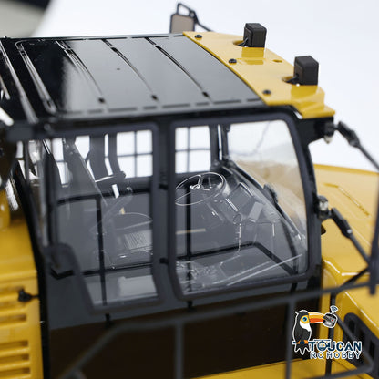 TOUCAN RC HOBBY JZModel 1/14 Ready To Run DIM 745D Metal Hydraulic RC Articulated Truck 745D 6*6 Light Sound Interior Trim of Cab Remote Control Battery