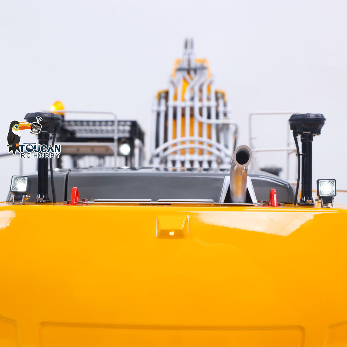 TOUCAN RC HOBBY Flash Sale Metal LESU LR956 1/14 RC Hydraulic Excavator 2 Arms  Remote Control Digger Model 4MPA Dual Pumps Light 3S Battery PL18EV LITE