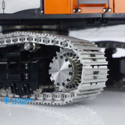 90% Metal LESU 1/14 RC Hydraulic Excavator Aoue ZX490 RTR Remote Control 2Arms Heavy Digger Model PL18EV Lite Light Sound Smoke