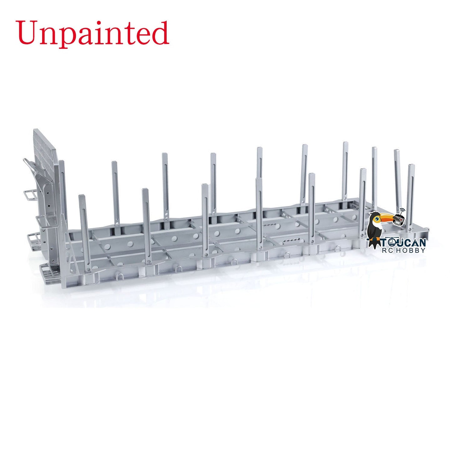 1/14 LESU RC Tamiye Hydraulic Flat Bed Ramp for Roll On/Off Tipper Metal Model Upgrade DIY Truck