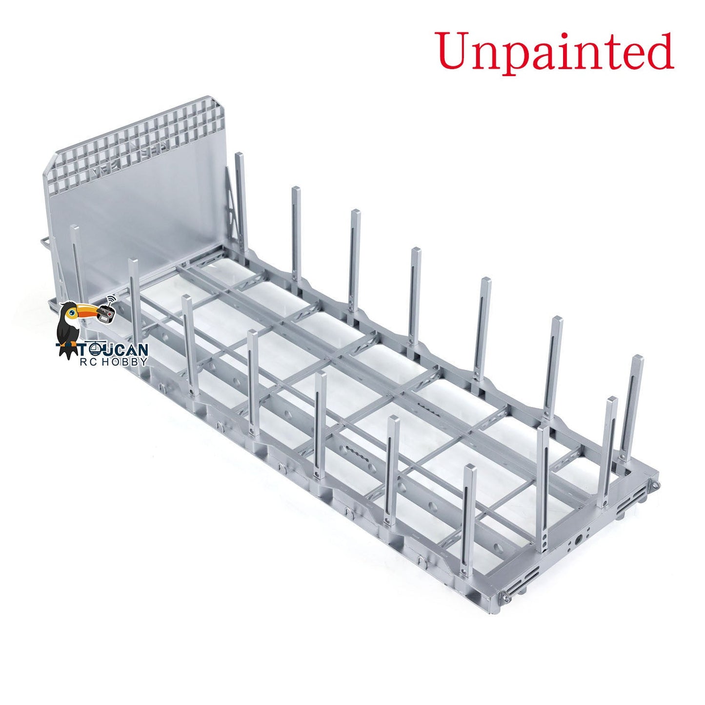 1/14 LESU RC Tamiye Hydraulic Flat Bed Ramp for Roll On/Off Tipper Metal Model Upgrade DIY Truck
