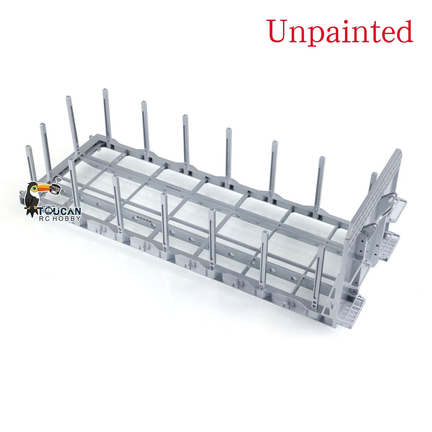 1/14 LESU RC Tamiye Hydraulic Flat Bed Ramp for Roll On/Off Tipper Metal Model Upgrade DIY Truck