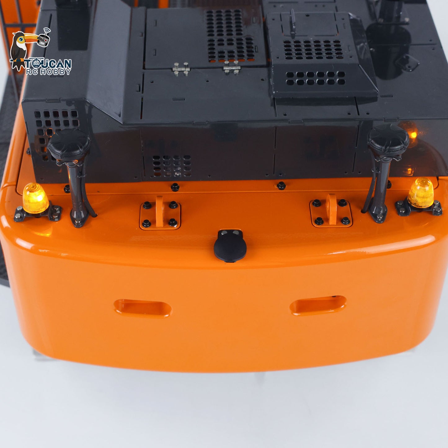 LESU Metal 1/14 RC Hydraulic Excavator Aoue ZX490 Remote Control Heavy Digger Car Construction Vehicle Model 6CH Valve Light 6CH Electrical Slip Ring FlySky PL18EV Radio Battery