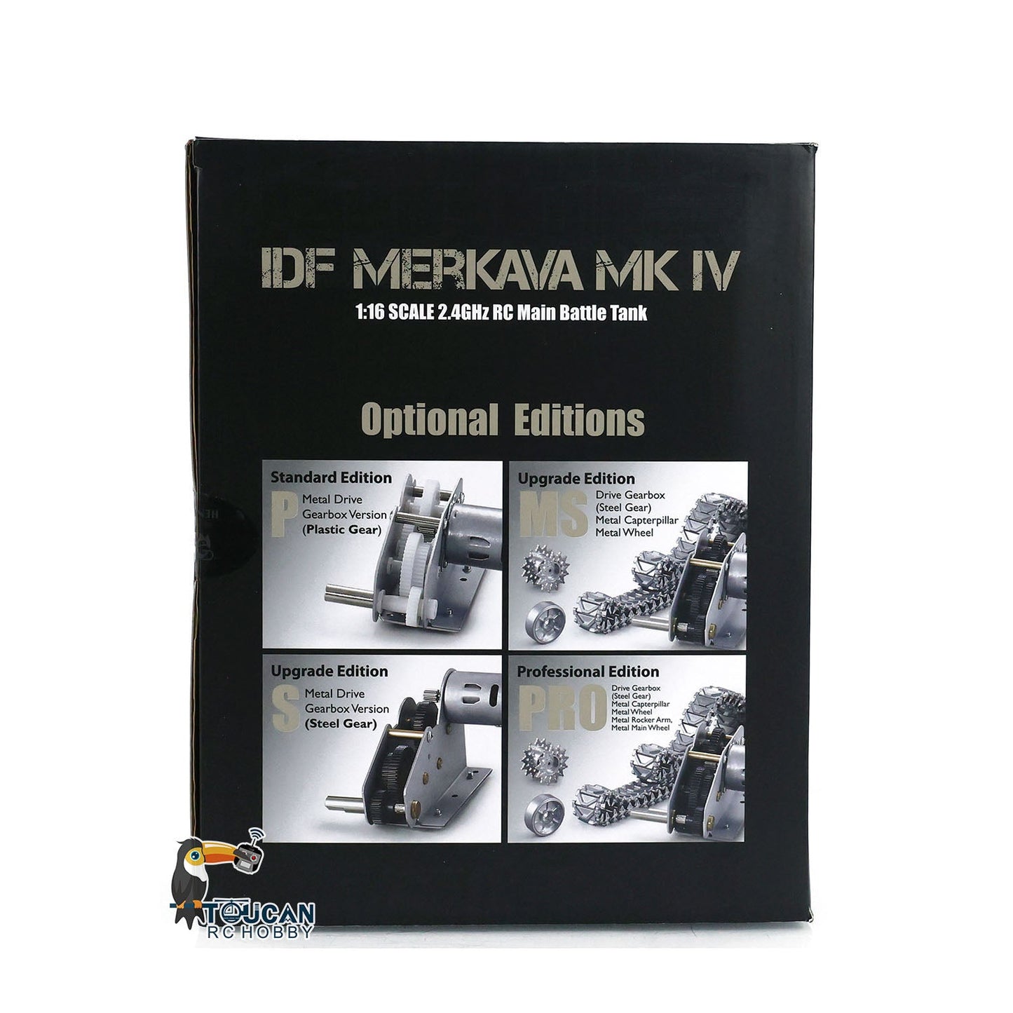 In Stock Heng Long 1/16 RC Battle Tank IDF Merkava MK IV 3958 Turret 360 Degree Rotating Barrel Recoil Radio Controlled Model