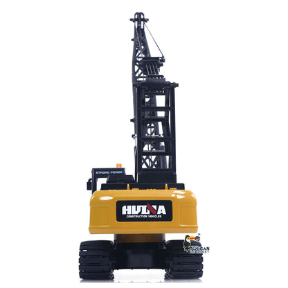 HUINA 572 1/14 Scale RC Construction Crane Truck Tower Excavator Children Toy Gifts Ready to Run Simulated Light Sound Effects
