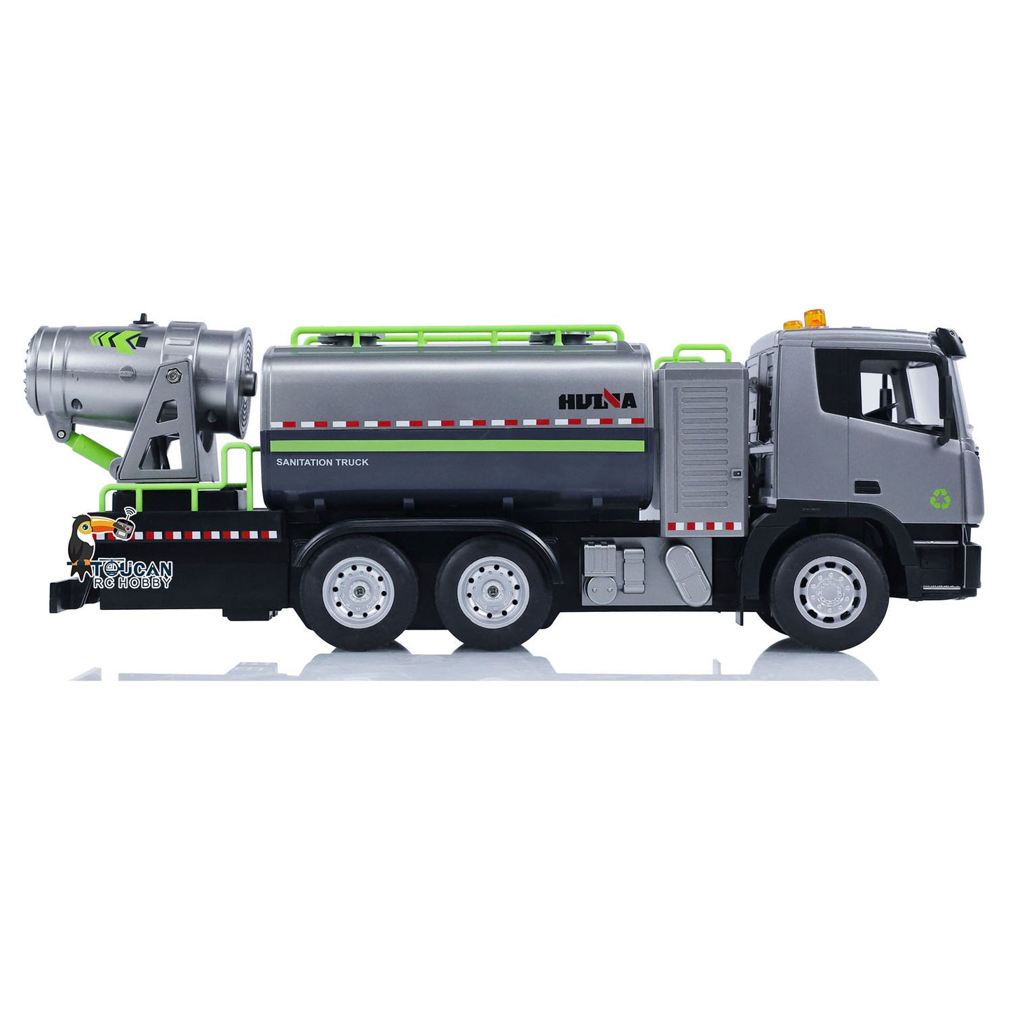 1/18 HUINA 1316 RC Spray Fog Cannon Remote Control Truck 9CH Eletric Car Hobby Model for Children Adults