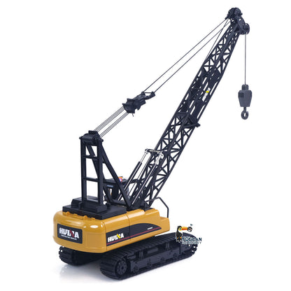HUINA 572 1/14 Scale RC Construction Crane Truck Tower Excavator Children Toy Gifts Ready to Run Simulated Light Sound Effects