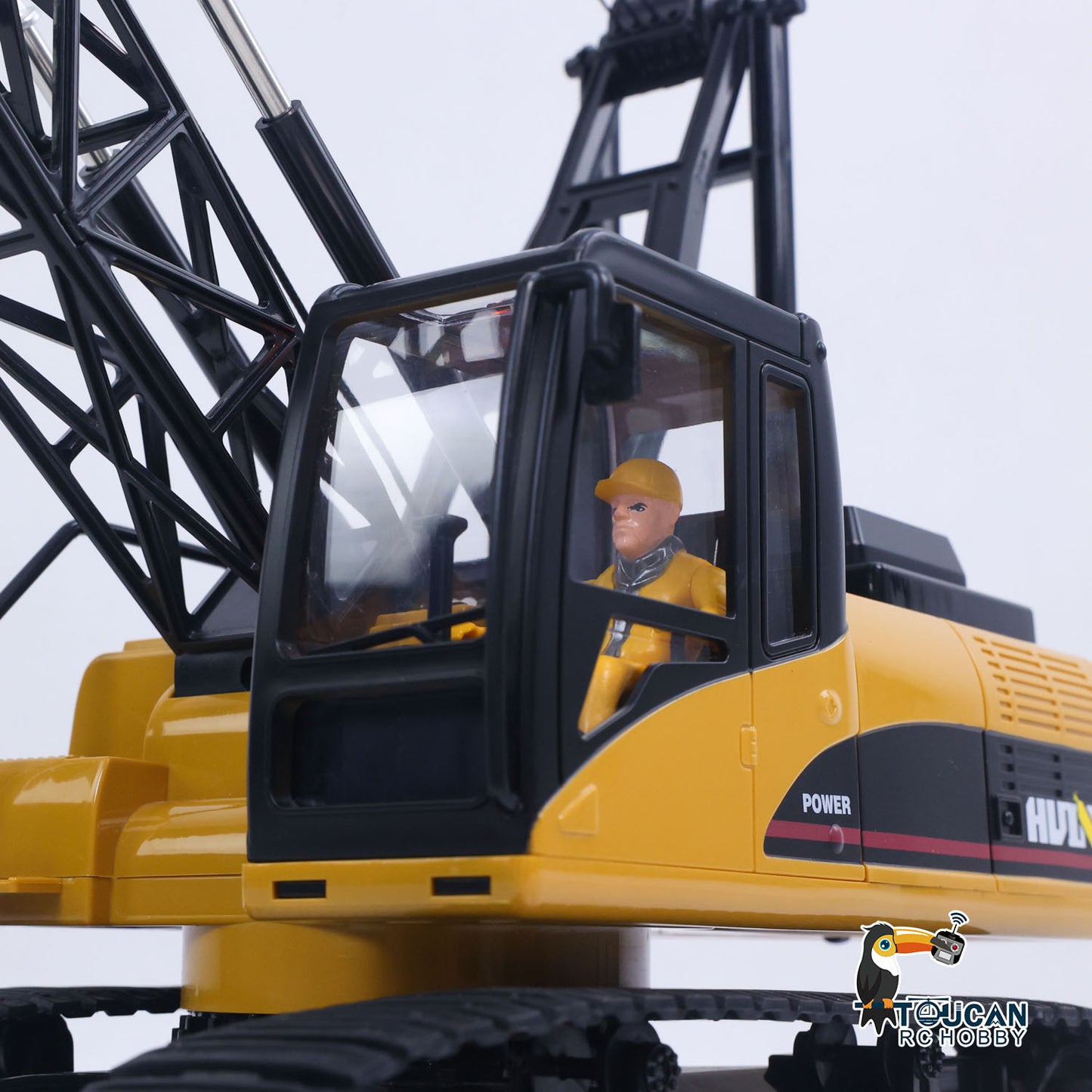 Fast Free Shipping for EU HUINA 572 15CH RC 1/14 Construction Crane Truck Tower Excavator Model Car