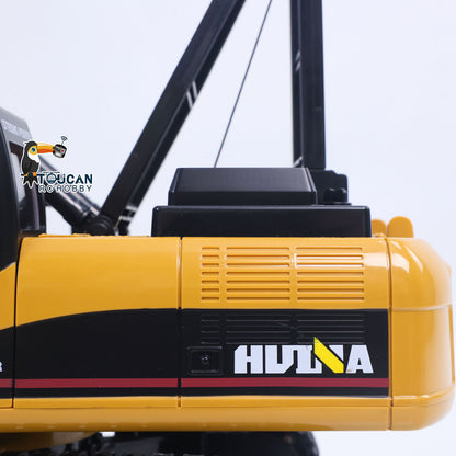 HUINA 572 1/14 Scale RC Construction Crane Truck Tower Excavator Children Toy Gifts Ready to Run Simulated Light Sound Effects