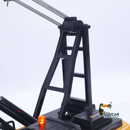 HUINA 572 1/14 Scale RC Construction Crane Truck Tower Excavator Children Toy Gifts Ready to Run Simulated Light Sound Effects