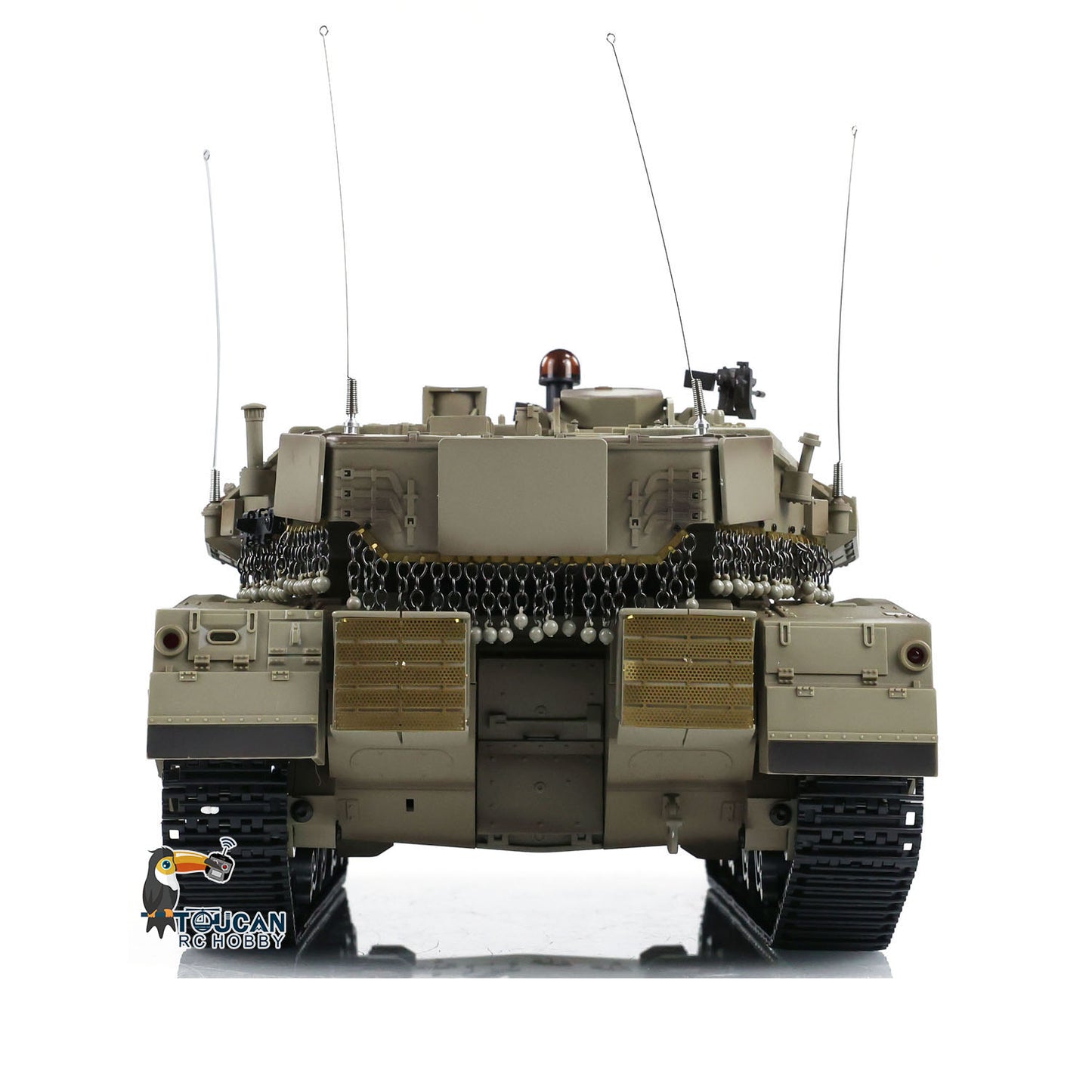 Henglong 3958 1/16 RC Tanks IDF Merkava MK IV Standard FPV Camera Driving Gearbox 360 Rotating Barrel Recoil Models