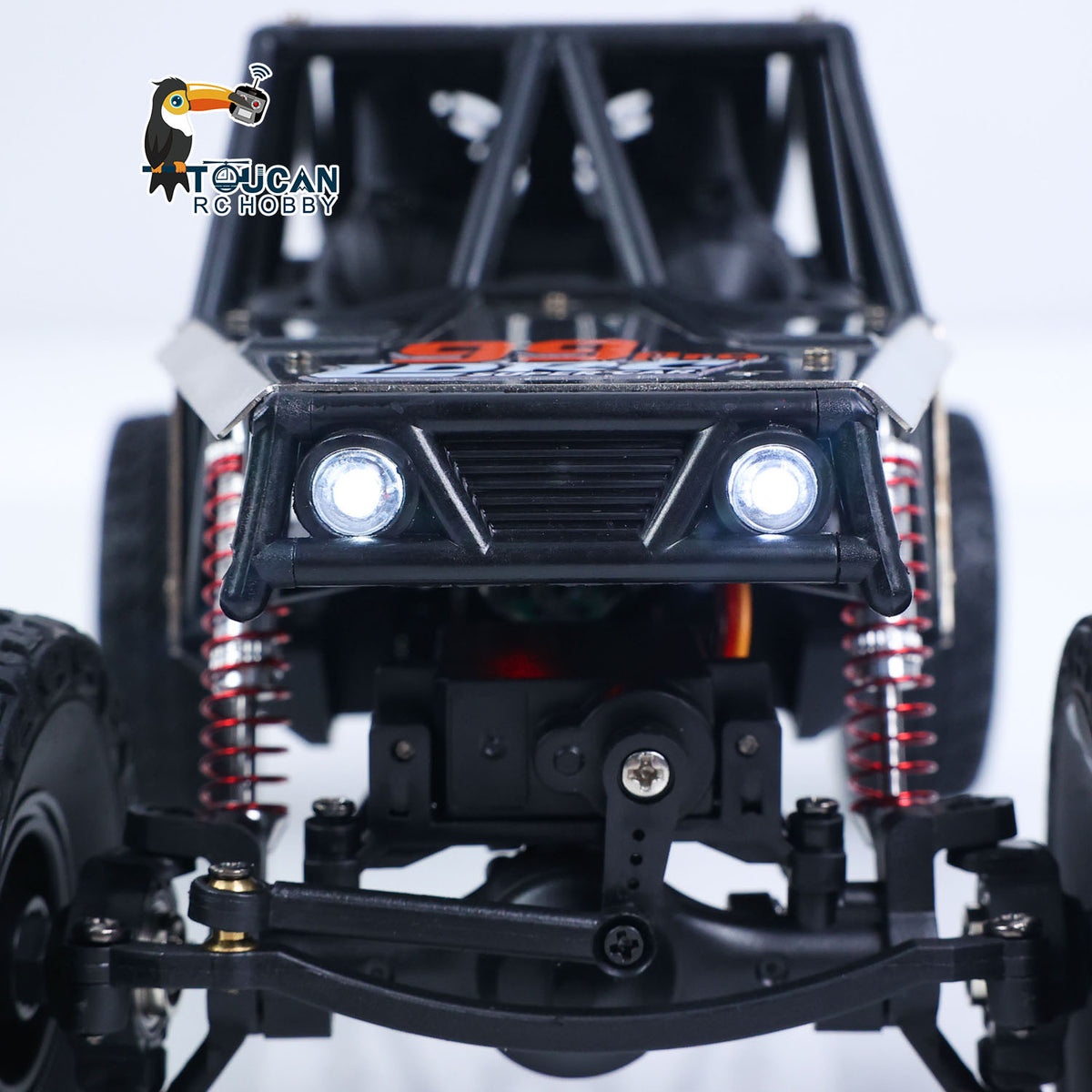 TOUCAN RC HOBBY LDRC LD18499PRO 1/18 Plastic Remote Control Rock Crawler 4x4 All Wheel Drive Climbing Car Vehicles RTR Brushless Motor Light System