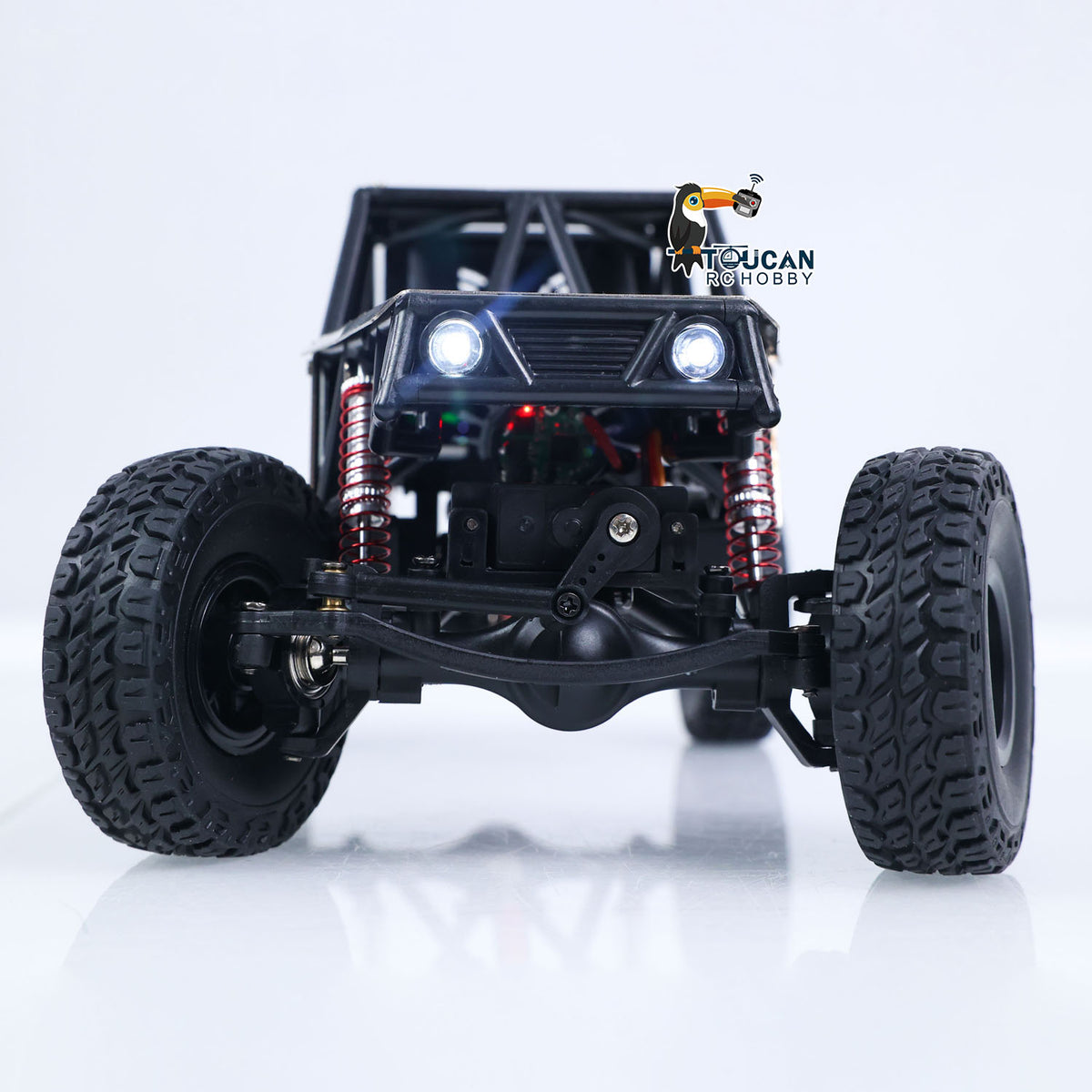 TOUCAN RC HOBBY LDRC LD18499PRO 1/18 Plastic Remote Control Rock Crawler 4x4 All Wheel Drive Climbing Car Vehicles RTR Brushless Motor Light System
