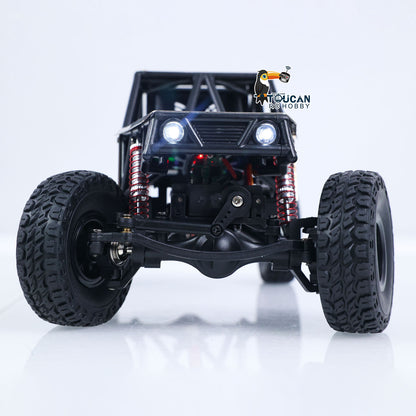 TOUCAN RC HOBBY LDRC LD18499PRO 1/18 Plastic Remote Control Rock Crawler 4x4 All Wheel Drive Climbing Car Vehicles RTR Brushless Motor Light System
