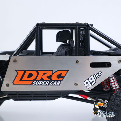 TOUCAN RC HOBBY LDRC LD18499PRO 1/18 Plastic Remote Control Rock Crawler 4x4 All Wheel Drive Climbing Car Vehicles RTR Brushless Motor Light System