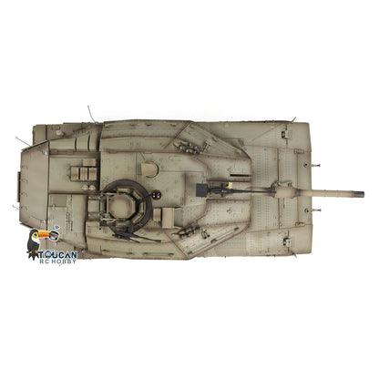 Henglong 3958 1/16 RC Tanks IDF Merkava MK IV Standard FPV Camera Driving Gearbox 360 Rotating Barrel Recoil Models