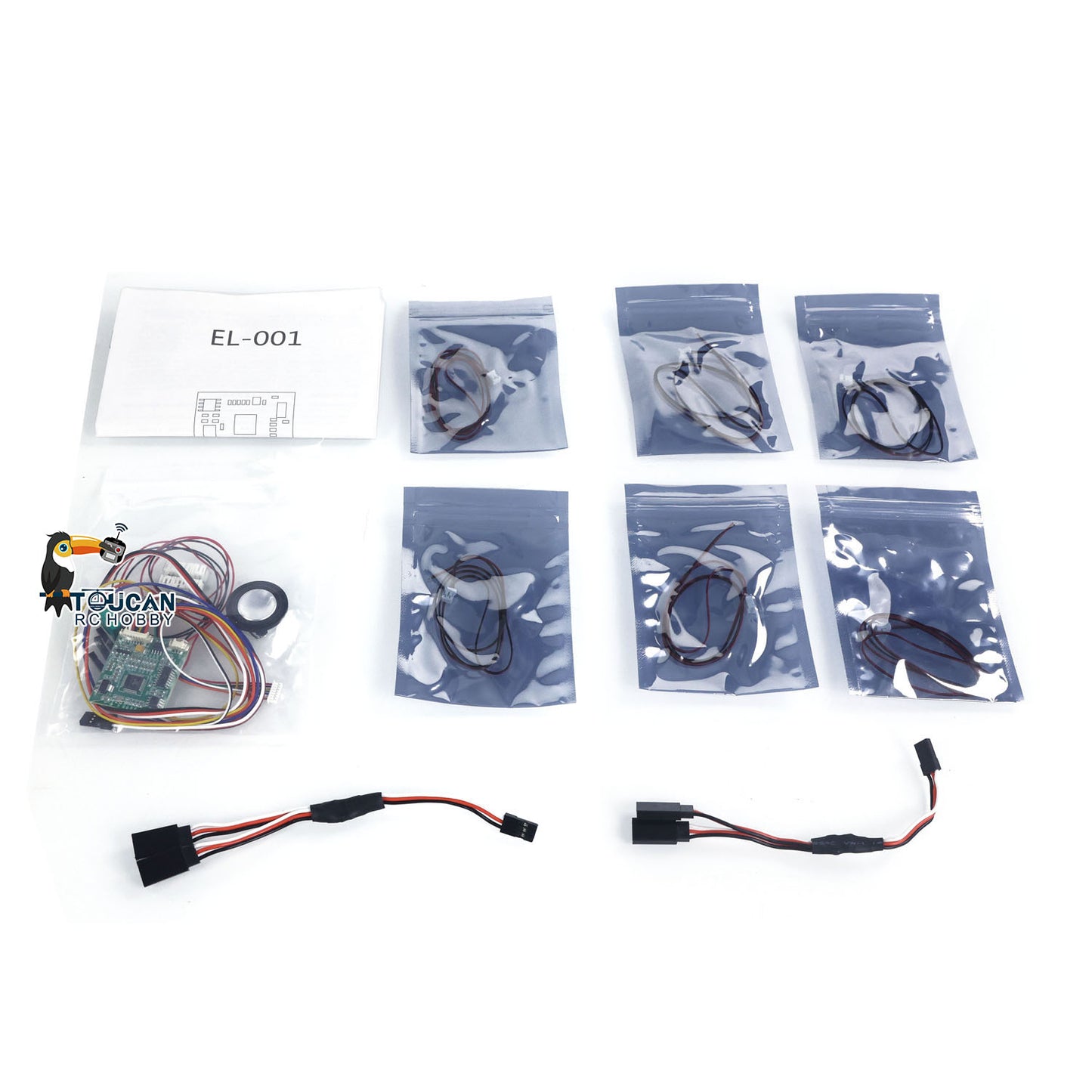 LESU 2 in 1 Sound Light System Set/2Speed Alloy Gearbox with 27T Motor for 4X4 1/10 RC Off-road Vehicle RAVE-UM406 Crawler Car Z001 for Serious Enthusiast