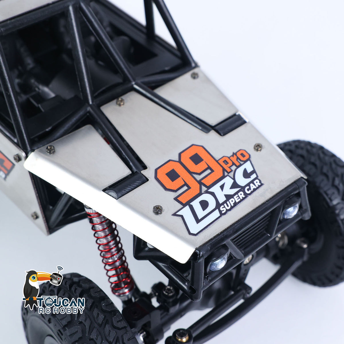 TOUCAN RC HOBBY LDRC LD18499PRO 1/18 Plastic Remote Control Rock Crawler 4x4 All Wheel Drive Climbing Car Vehicles RTR Brushless Motor Light System