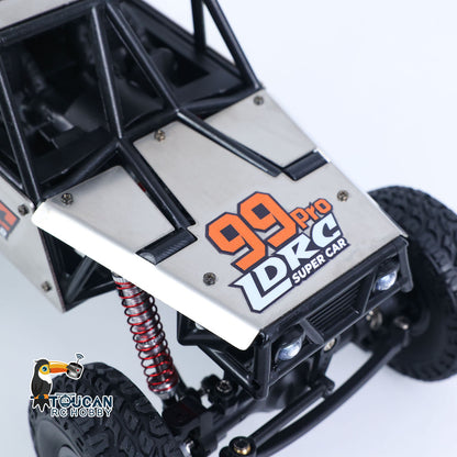 TOUCAN RC HOBBY LDRC LD18499PRO 1/18 Plastic Remote Control Rock Crawler 4x4 All Wheel Drive Climbing Car Vehicles RTR Brushless Motor Light System