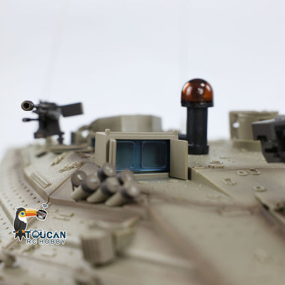 Heng Long 1/16 RC Battle Tank IDF Merkava IV 3958 Remote Control Military Tanks Infrared Combat BB Shooting Smoke Two Battery