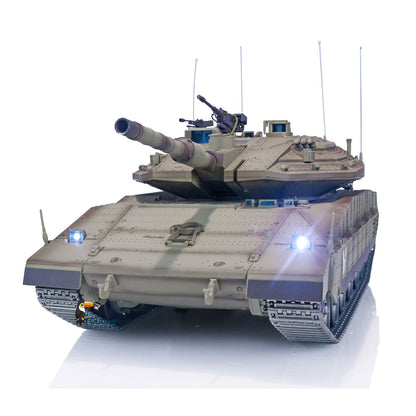 Heng Long RC Tank 1/16 TK7.0 3958 -1 IDF Merkava MK IV PRO Edition Metal Gearbox Sprockets Tracks Idlers Road Wheels Gift Model