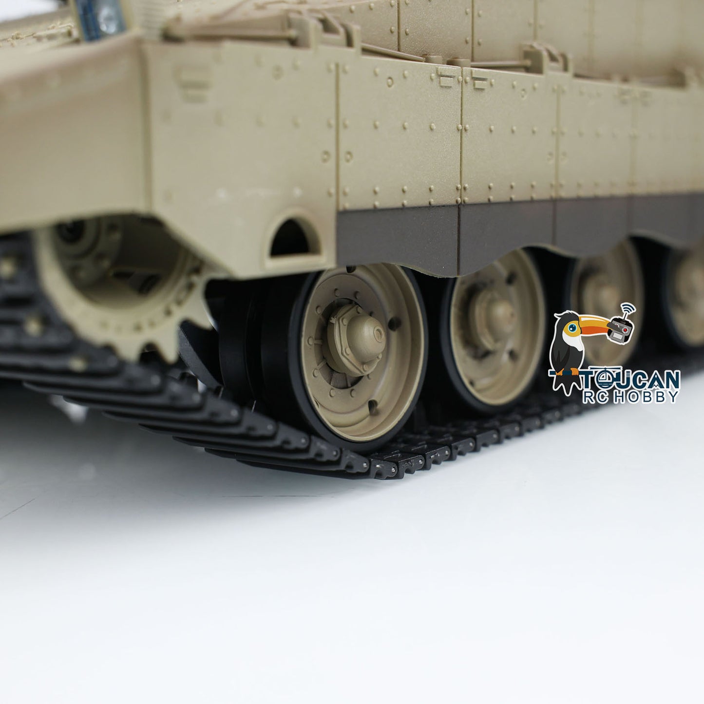 Henglong 3958 1/16 RC Tanks IDF Merkava MK IV Standard FPV Camera Driving Gearbox 360 Rotating Barrel Recoil Models
