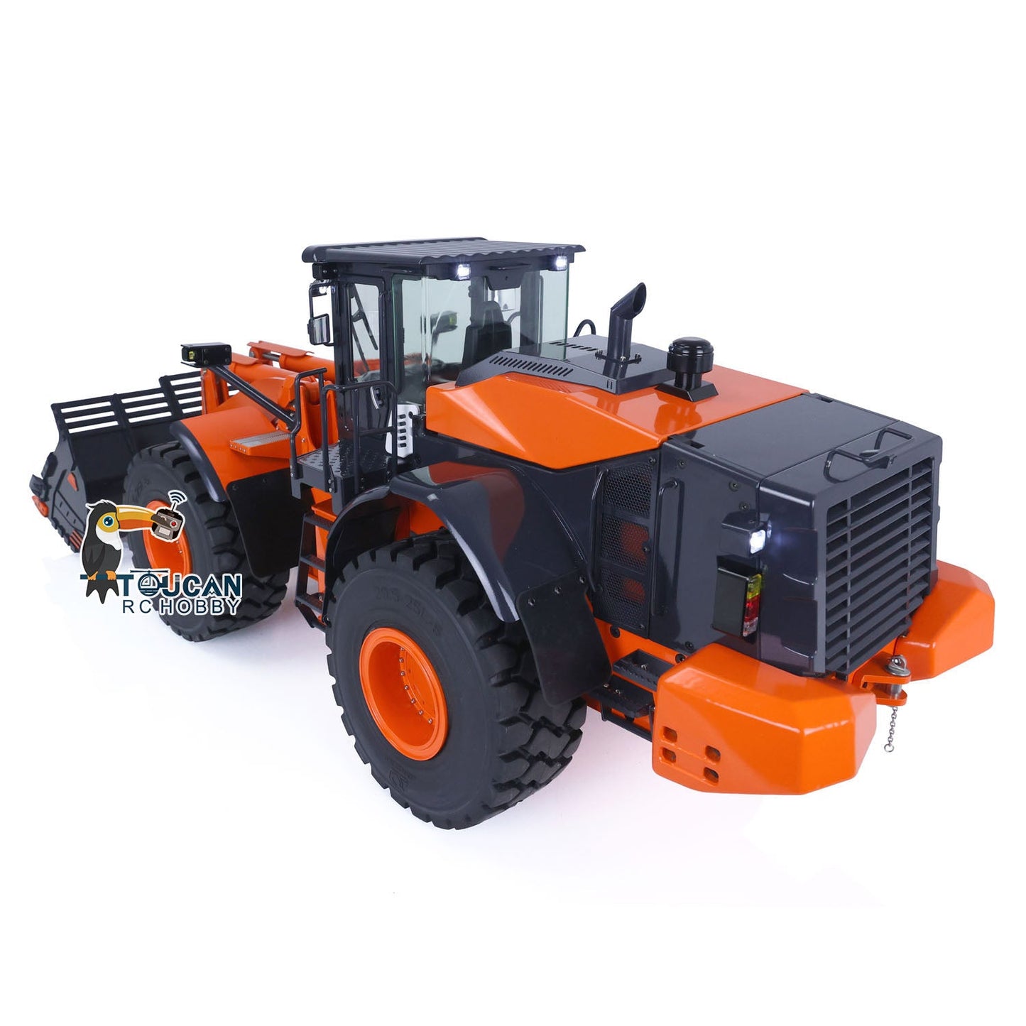US Stock 1/14 RC Hydraulic Loader for JDM 198 RTR ZW370 Construction Vehicles Electric Wireless Control Car 2-Speed