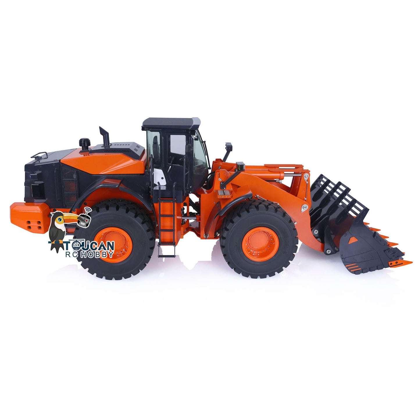 US Stock 1/14 RC Hydraulic Loader for JDM 198 RTR ZW370 Construction Vehicles Electric Wireless Control Car 2-Speed